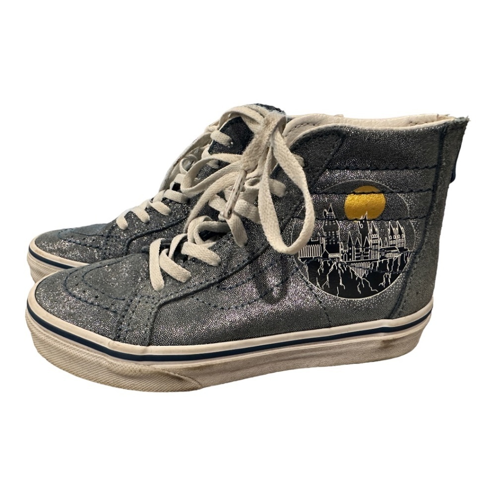 Vans New Harry Potter Shoes Sk8 Hi Zip Hogwarts Youth Child Size 1